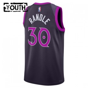 Dres Minnesota Timberwolves Julius Randle Nike 2025-26 City Edition Crno Swingman - Dječji